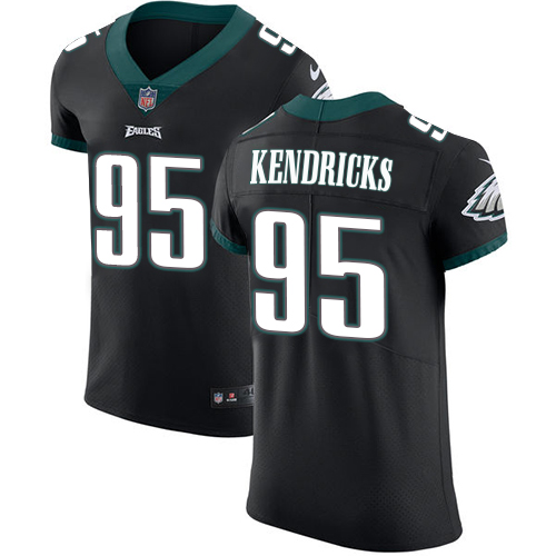 Nike Eagles #95 Mychal Kendricks Black Alternate Men's Stitched NFL Vapor Untouchable Elite Jersey